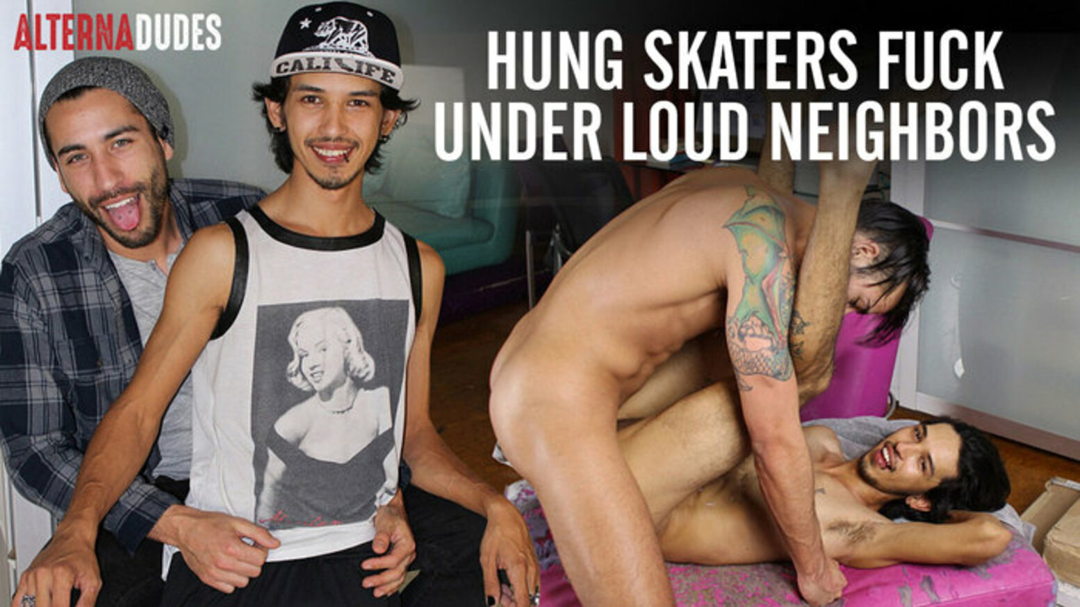 Hung Skaters Fuck Under Loud Neighbors
