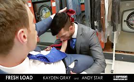 Fresh Load (Kayden Gray Fucks Andy Star in a Laundromat)