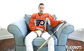 Jimmy Bodine (Hockey Boyâ€™s Big Curved Stick) 