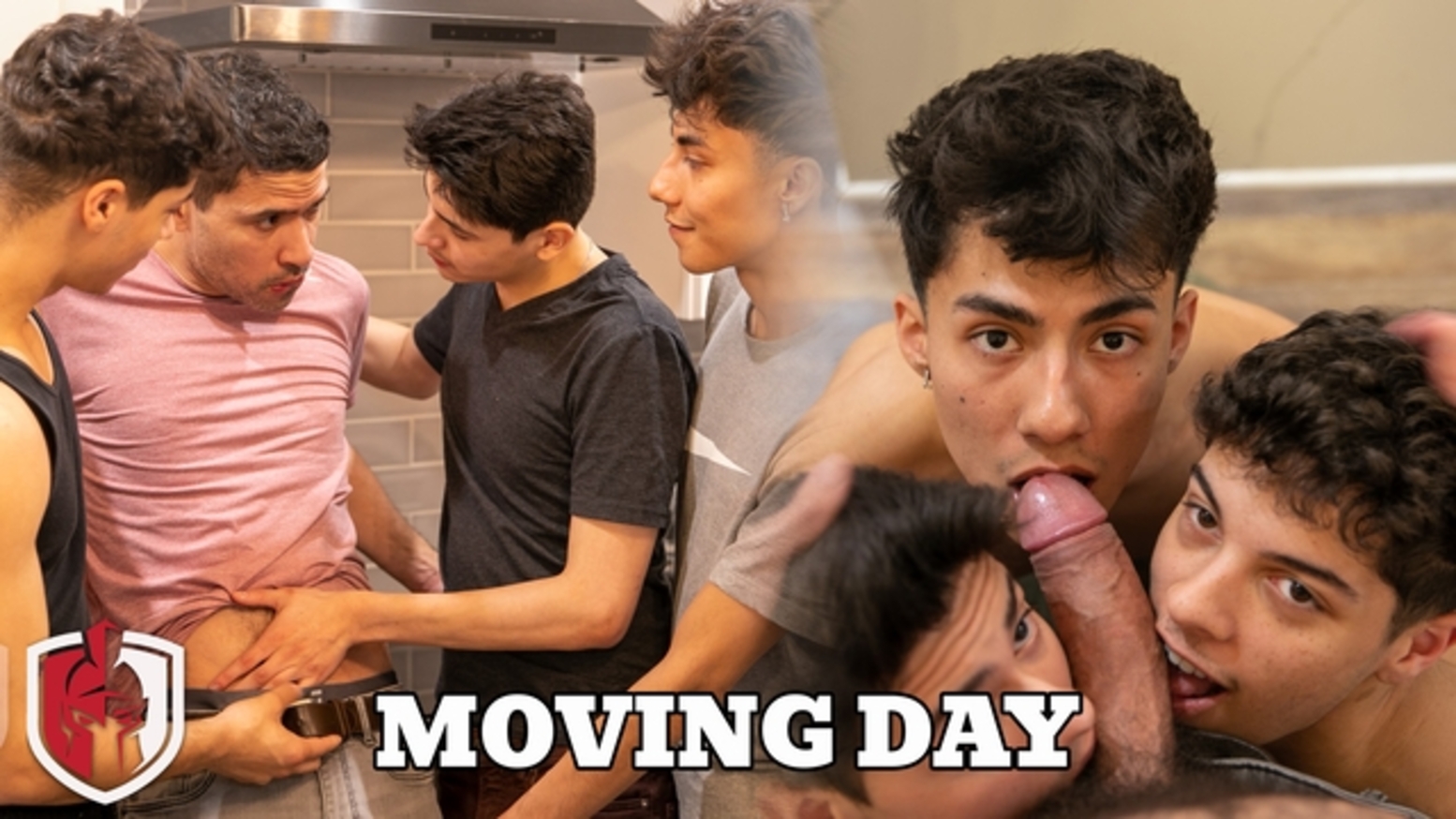 Moving Day (Luca Ambrose, Jordan Haze & Jay Angelo) - CumHereBoy.com