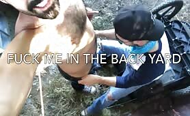 Fuck Me In The Back Yard!