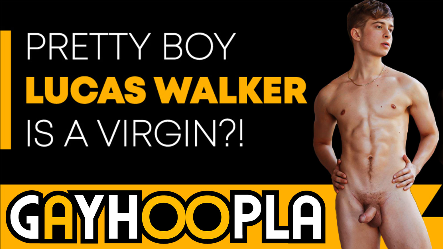 Virgin Stud Lucas Walker Puts On A Show For The Camera!