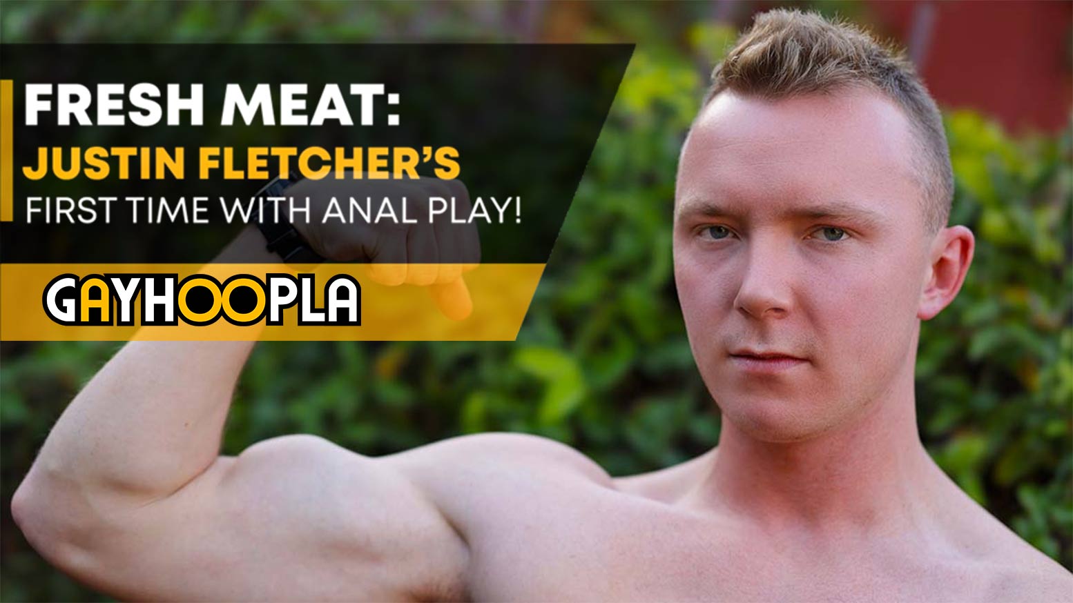 Fresh Meat: Justin Fletcher's First Time With Anal Play!