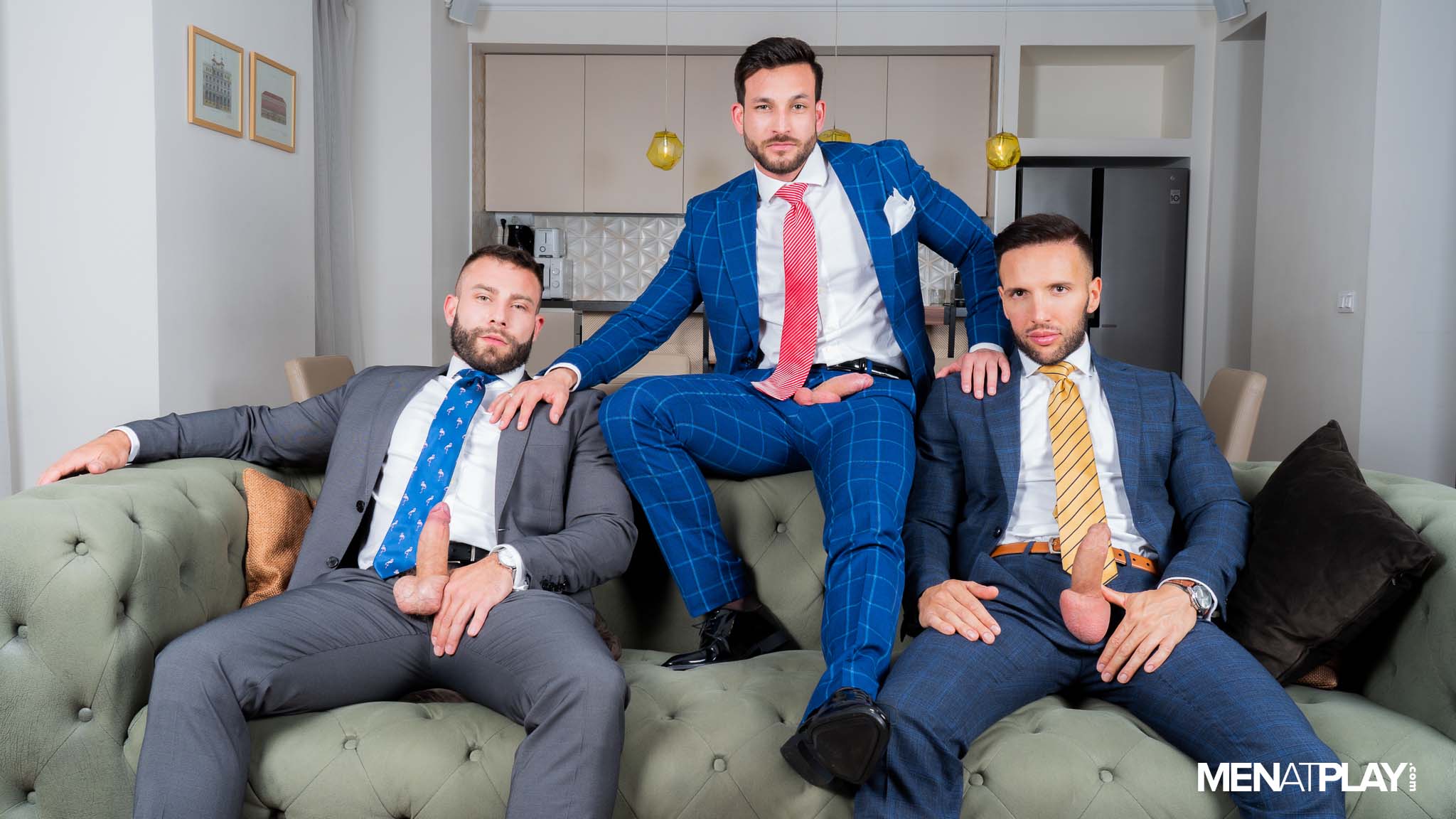 Hustler Porn Men At Play - Suited Hustler 3 (Donato Reyes, Diego Reyes & Javi Gray) - Men At Play