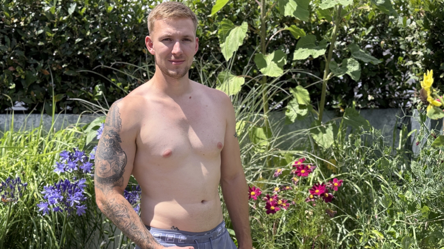 Christian Sterling’s Buff Bod & Massive Cock Return