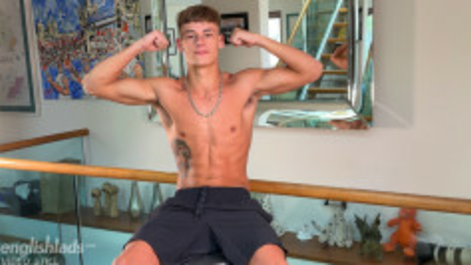 Theo Ardent's First Manhandling and Explosive Power Wank