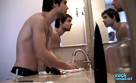 Zack Makes A Mess In The Bathroom